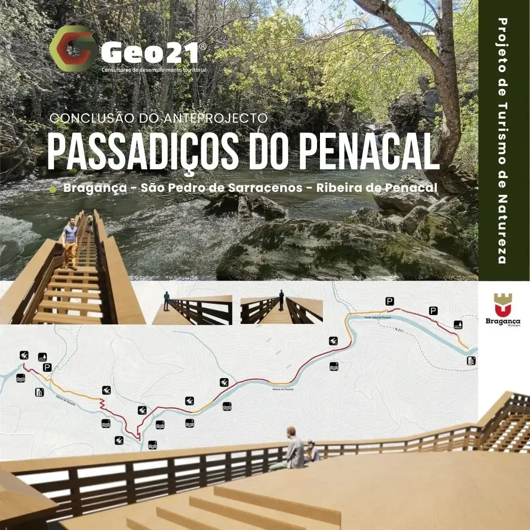 Conclusão do anteprojecto dos Passadiços do Penacal