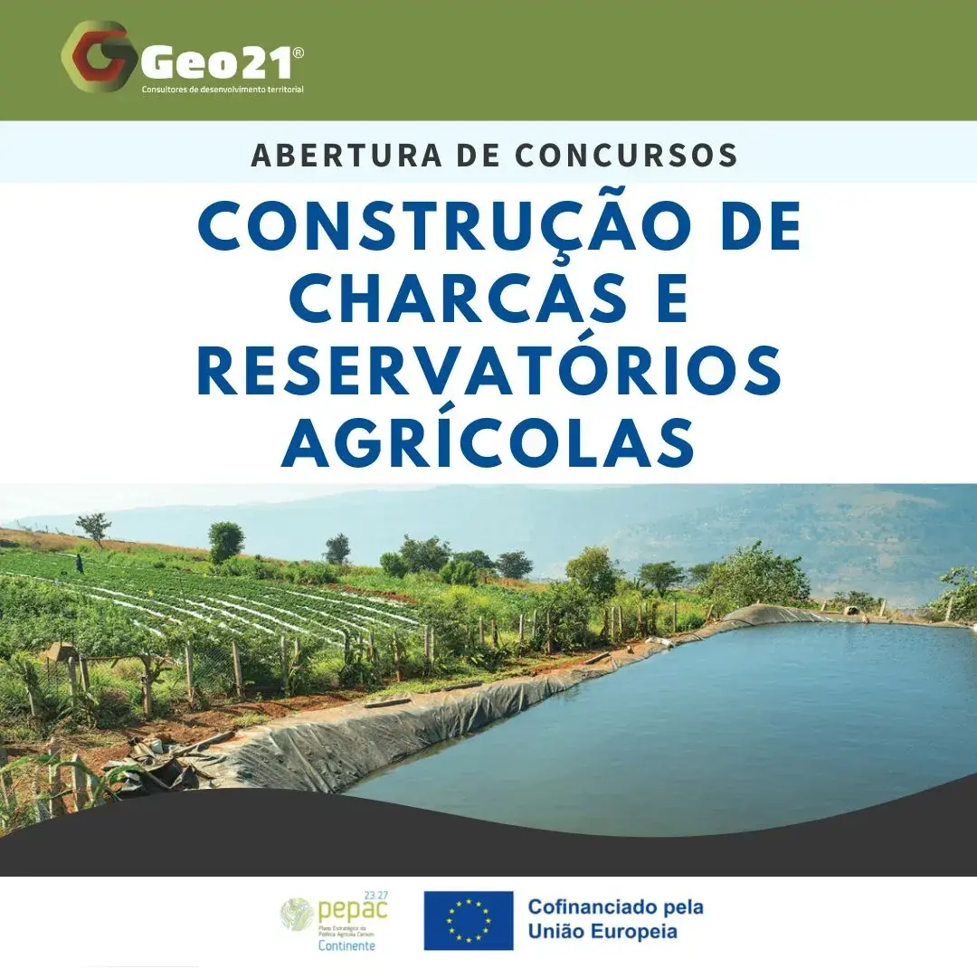 9 Milhões de Euros Disponíveis para Construção de Charcas e Reservatórios Agrícolas