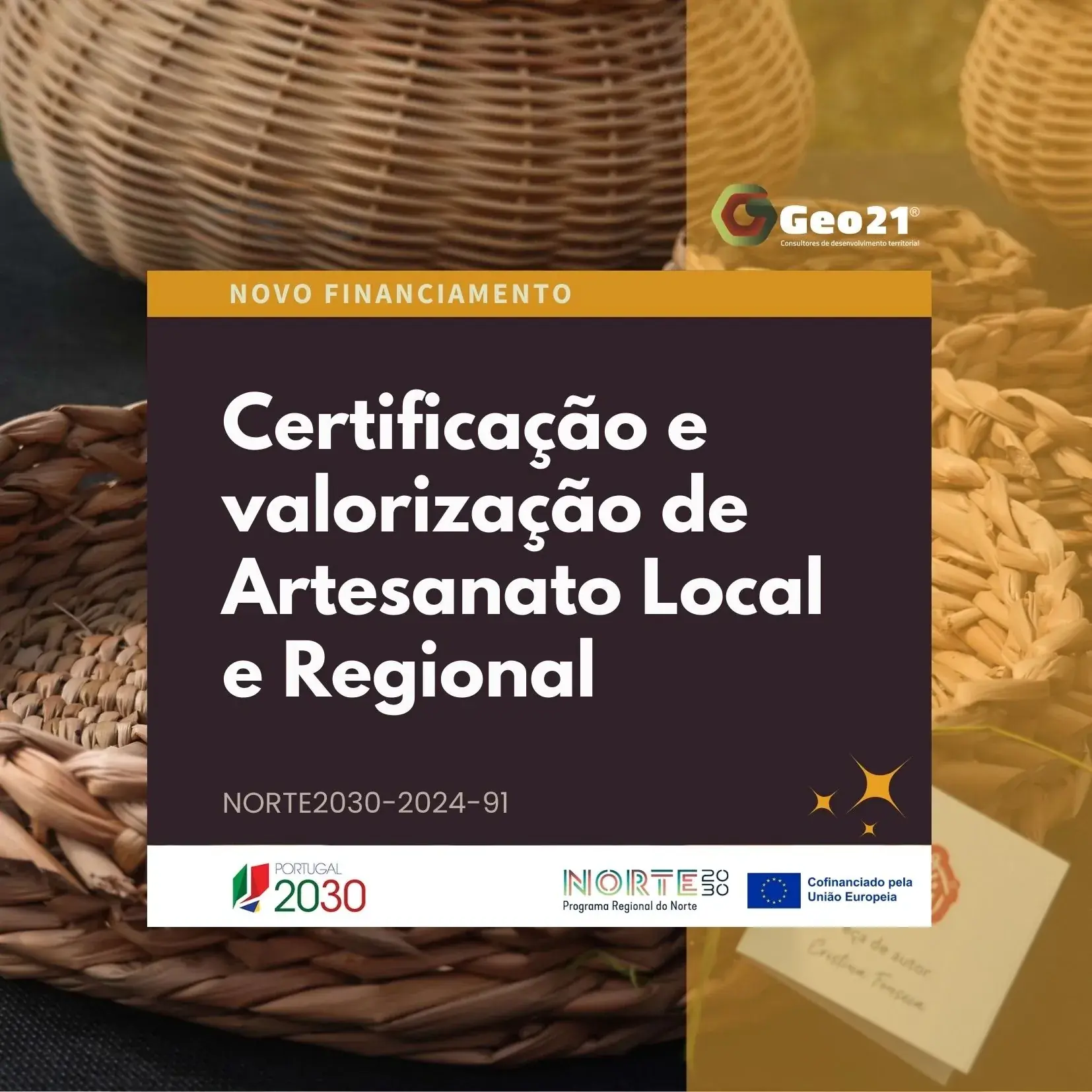 Financiamento para Certificação e Valorização do Artesanato Local e Regional! 