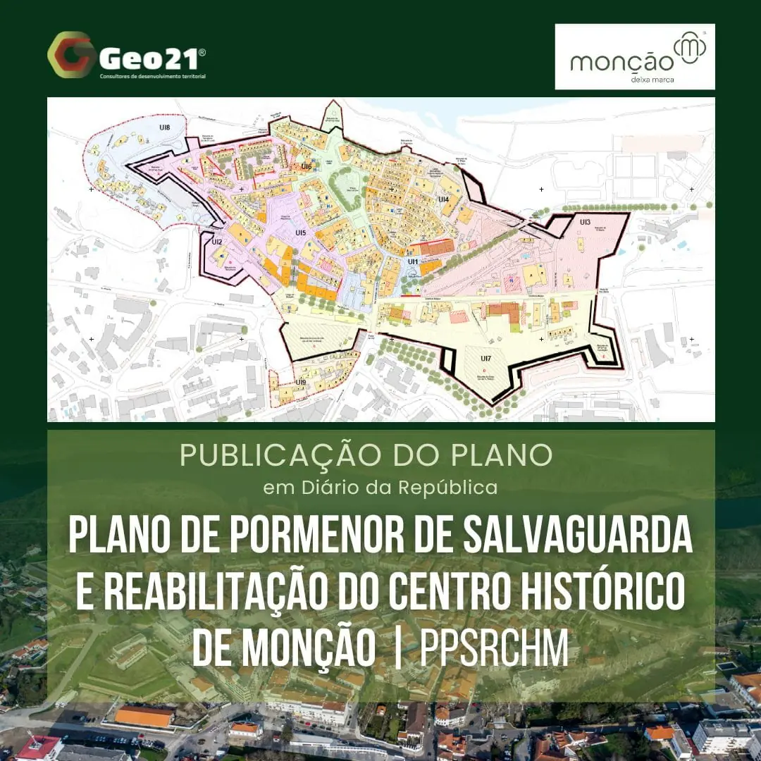 Alteração ao Plano de Pormenor de Salvaguarda e Reabilitação do Centro Histórico de Monção, publicado em Diário da República! 