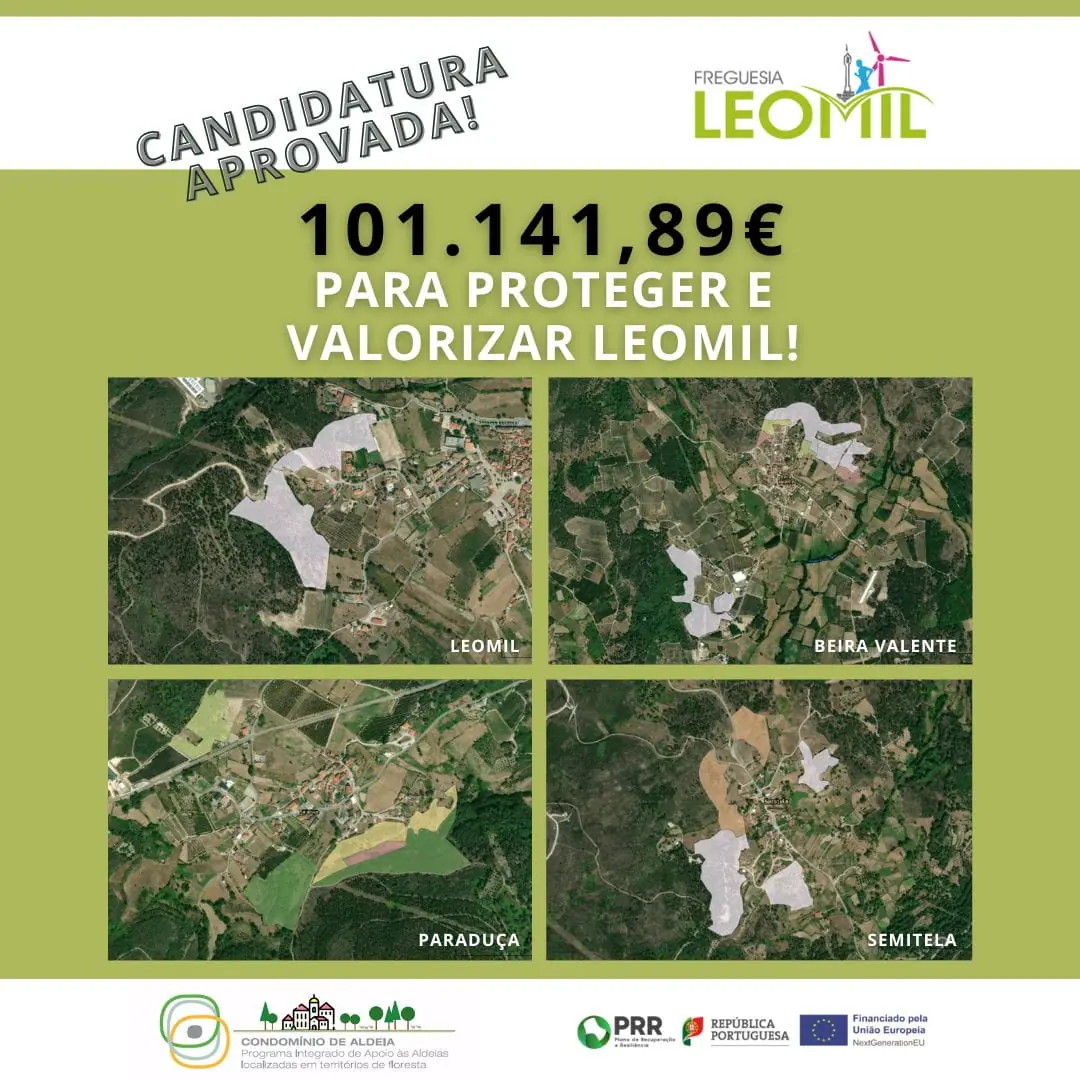 Aprovação da Candidatura ao programa condomínio de aldeia em Leomil em Moimenta da Beira!