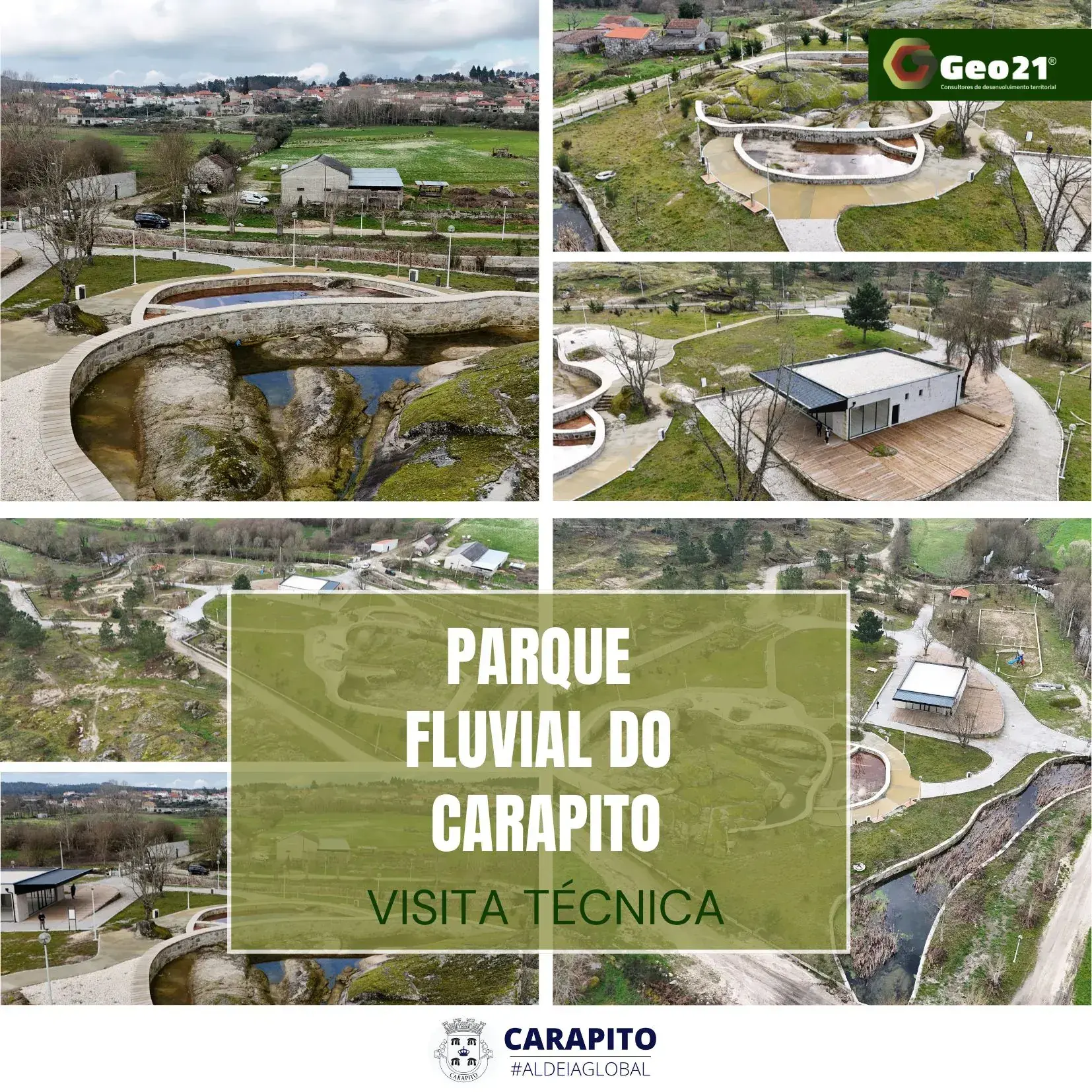 Visita Técnica à obra do Parque Fluvial do Carapito, em Aguiar da Beira