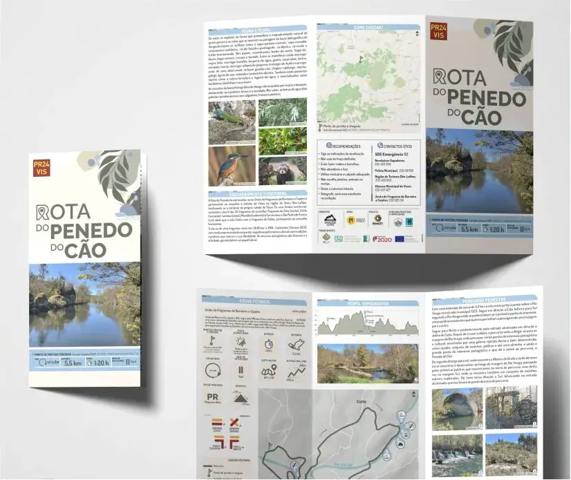 rota do penedo do cão design grafico design territorial