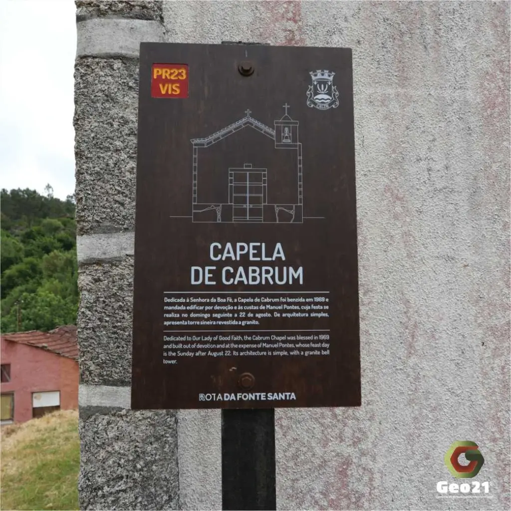 percurso pedestre rota geo21 rota da fonte santa calde viseu