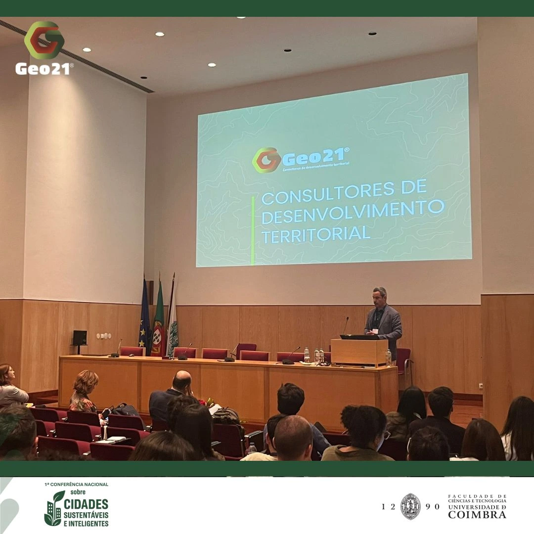 Geo21 na 1ª Conferência Nacional sobre cidades Sustentáveis e Inteligentes