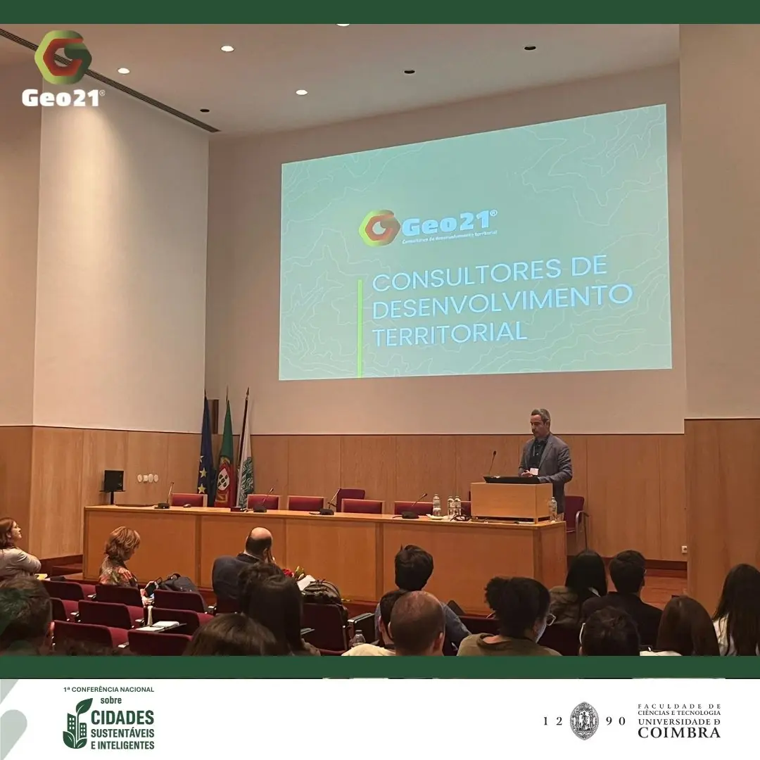 Geo21 na 1ª Conferência Nacional sobre cidades Sustentáveis e Inteligentes