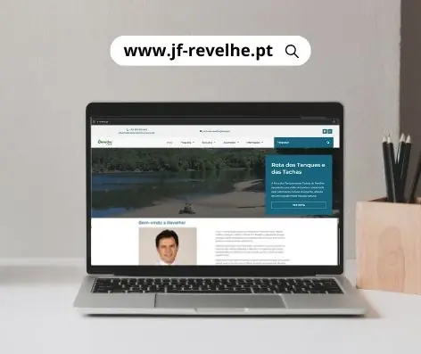 design site website webdesign junta freguesia Revelhe