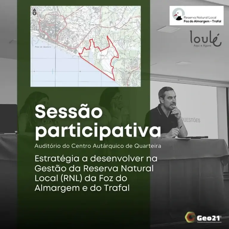 Sessão Participativa Loulé Estratégia a desenvolver na Gestão da Reserva Natural Local (RNL) da Foz do Almargem e do Trafal Geo21