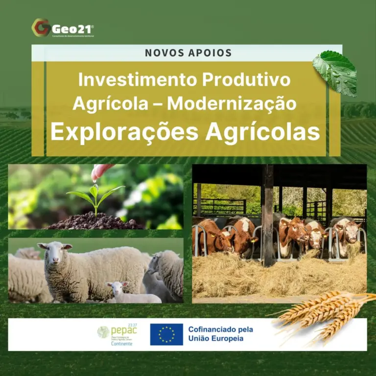 investimento produtivo agricola modernização geo21