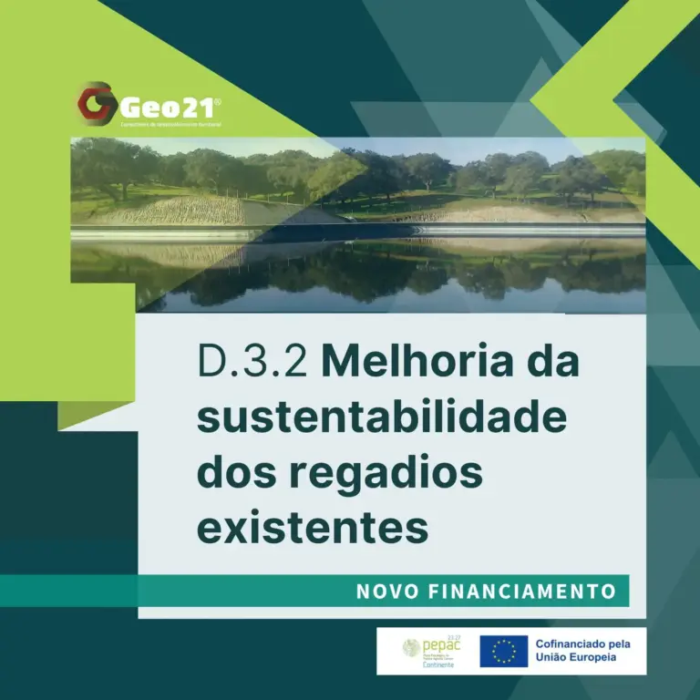 melhoria da sustentabilidade dos regadios existentes pepacc geo21