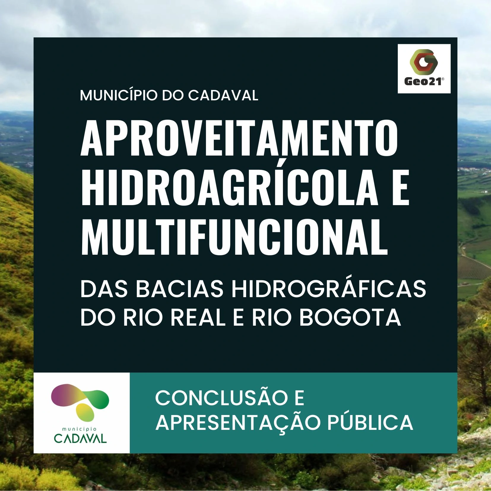 Conclusão e Apresentação Pública do Plano de Aproveitamento Hidroagrícola e Multifuncional no Cadaval